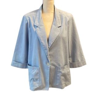 Vintage 80s Alfred Dunner Lightweight Blazer